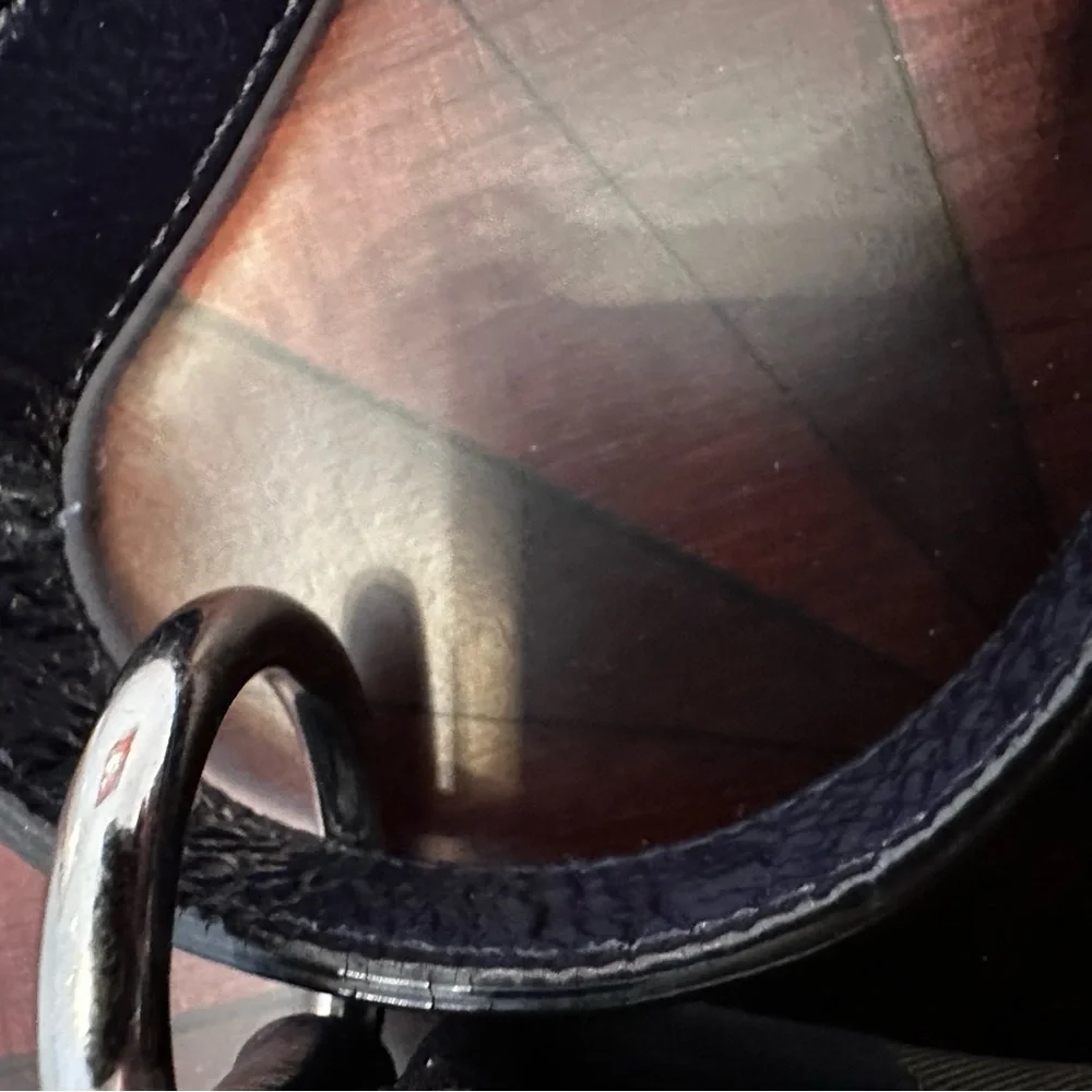 Coach Classic Navy/Silver Handbag - Picture 6 of 14